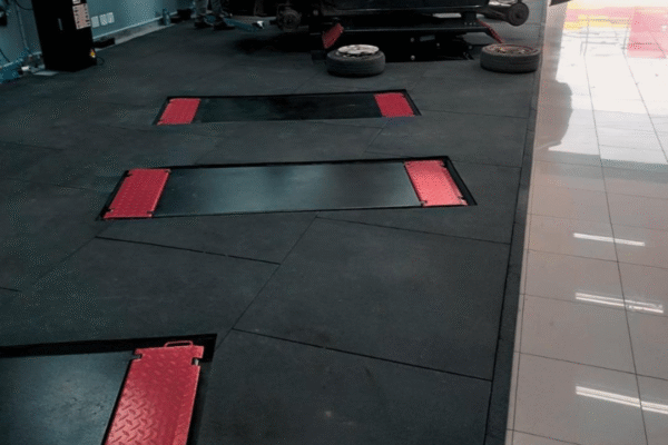 Aplicação dos pisos em revendas