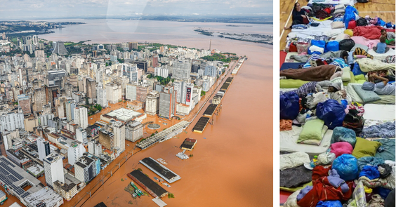 Ações da revenda Atual Pneus durante as enchentes do RS